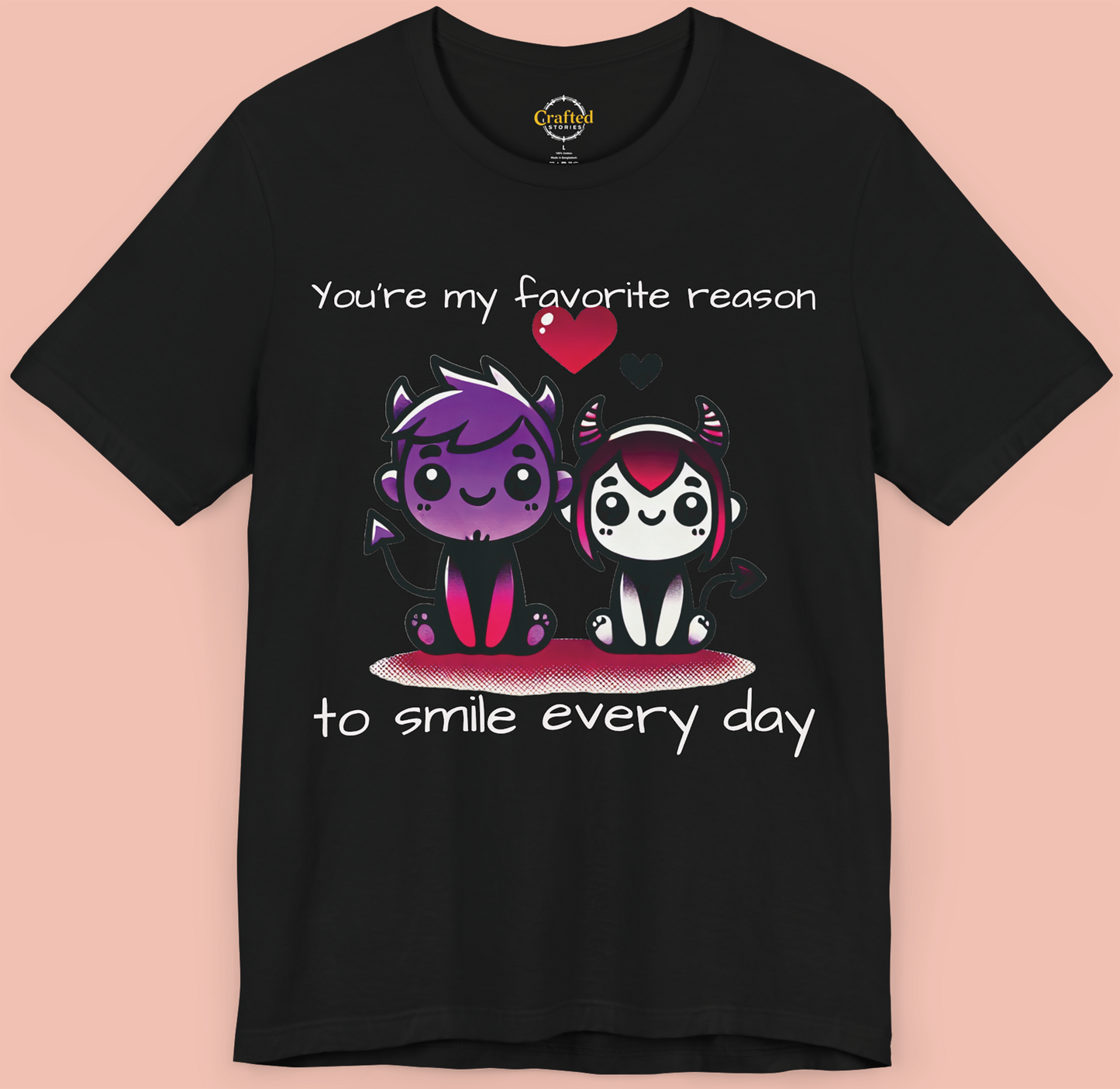 Happy Valentine`s Day Unisex Jersey Short Sleeve Tee