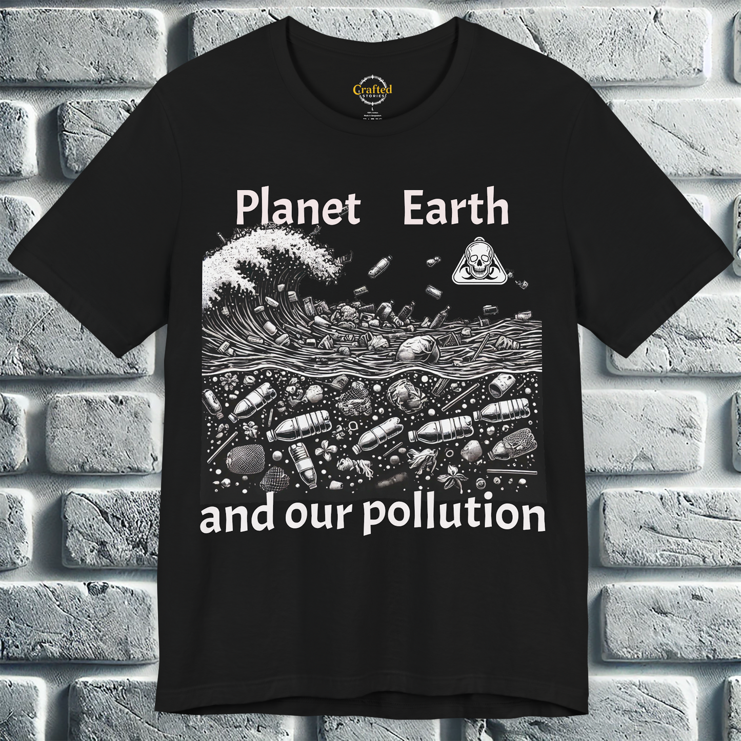 Planet Earth and Our Pollution – Eco-Conscious T-Shirt Unisex Jersey Short Sleeve 🌍♻️