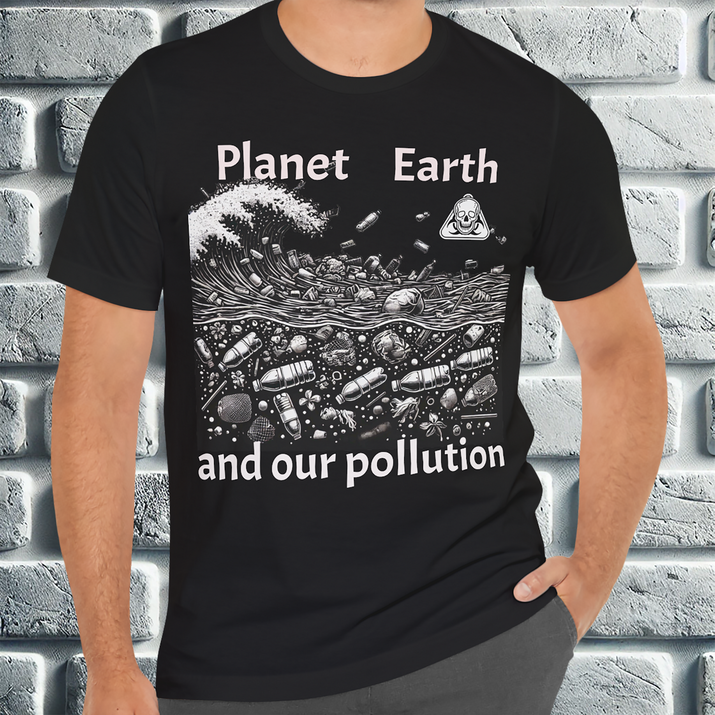 Planet Earth and Our Pollution – Eco-Conscious T-Shirt Unisex Jersey Short Sleeve 🌍♻️