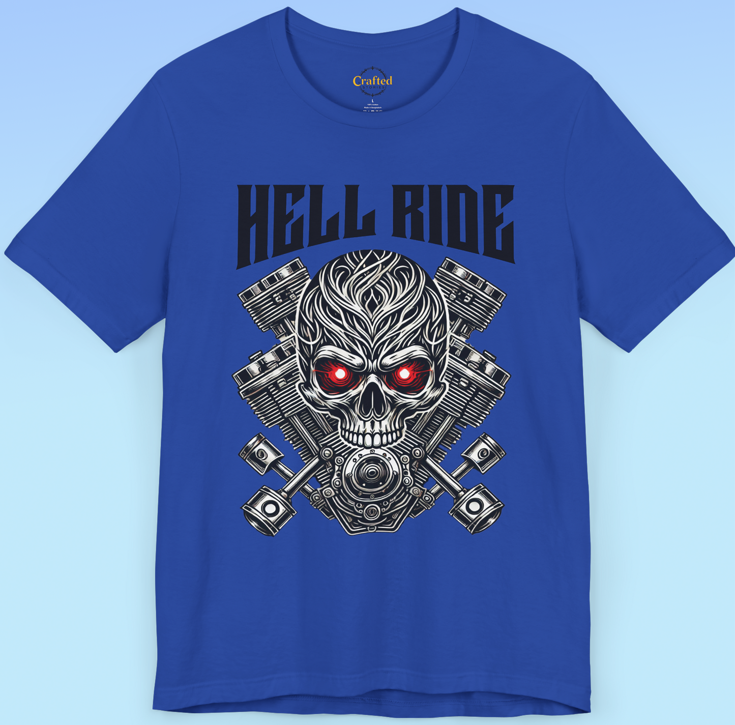 HELL RIDE – Rock ‘n’ Roll Tee Unisex Jersey Short Sleeve Tee
