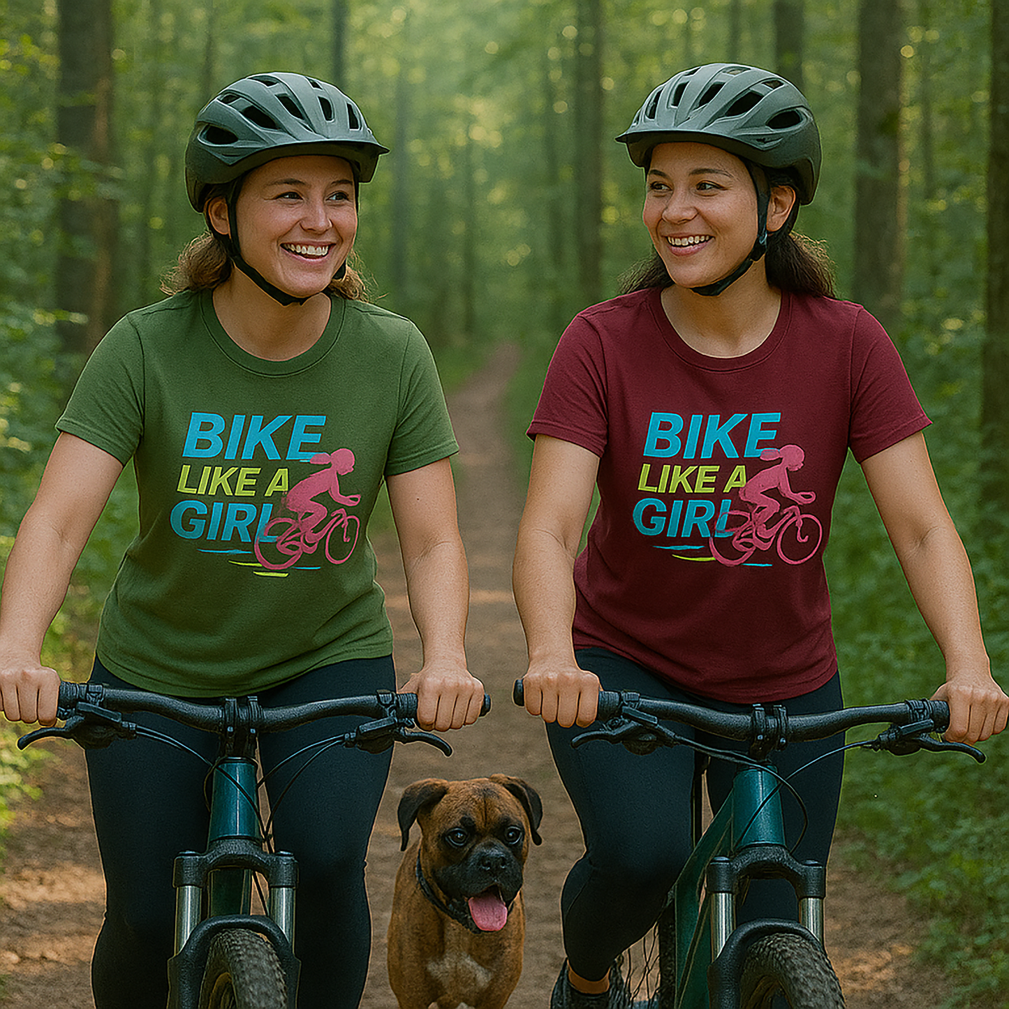 Bike like a Girl- Short Sleeve T- shirt