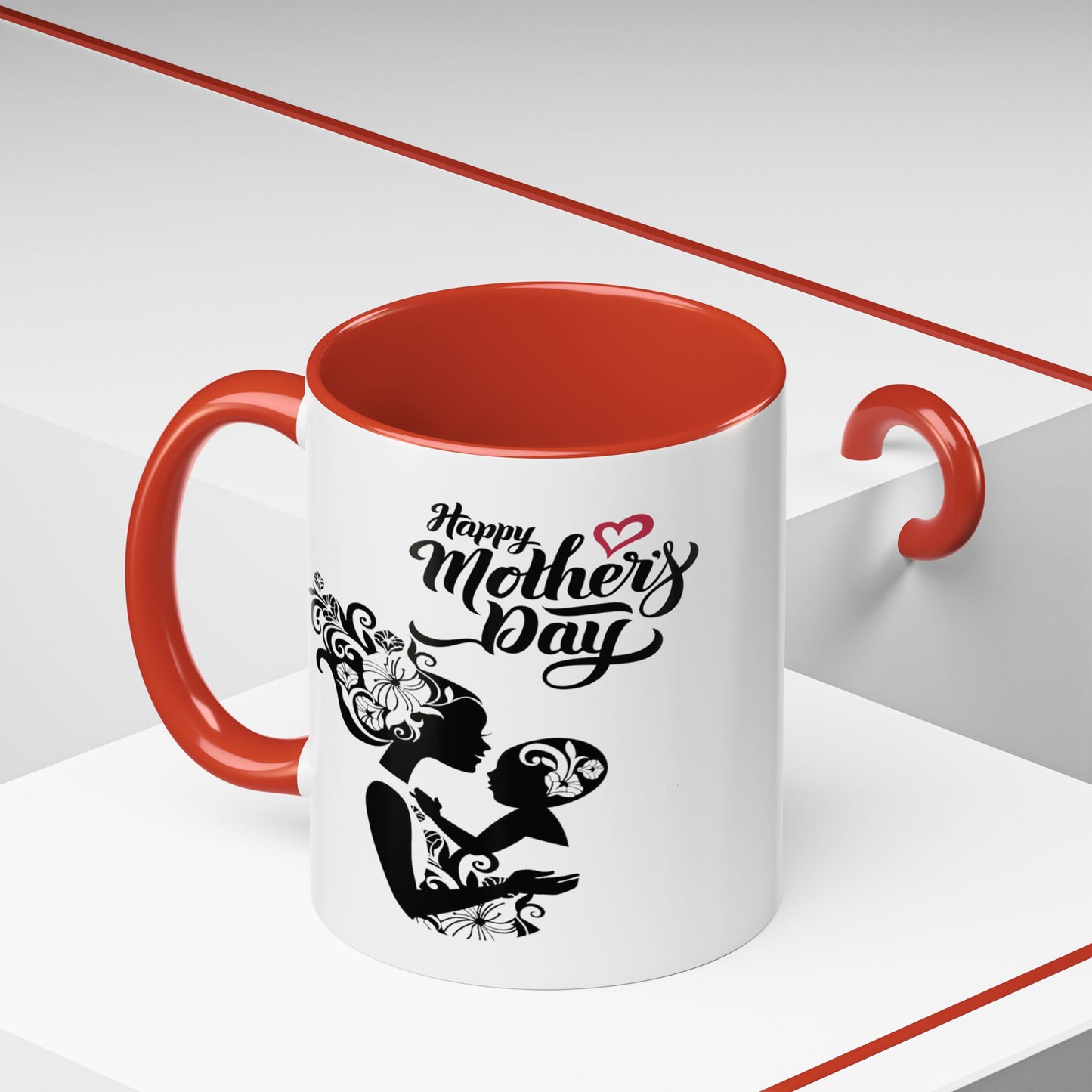 Happy Mother´s Day Accent Coffee Mug (11 oz)