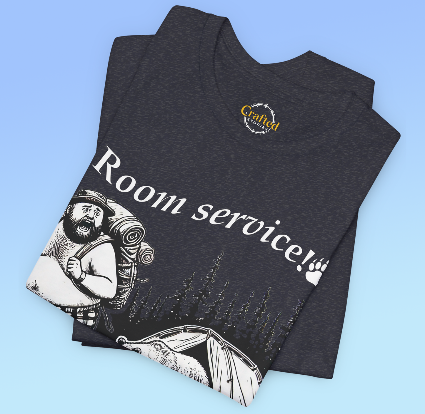 Room Service! – Wild Edition Camping T shirt Unisex Jersey Short Sleeve Tee