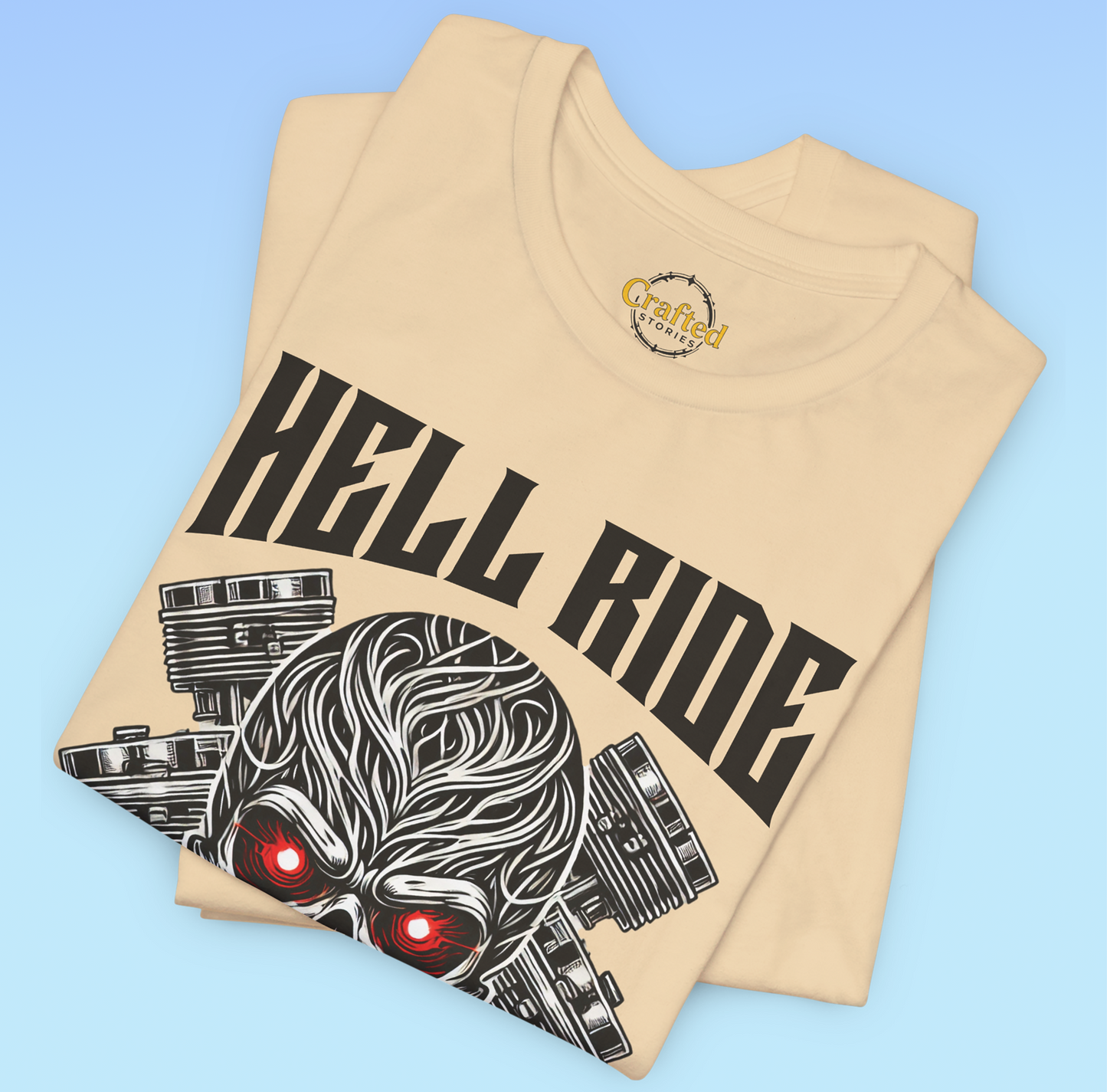 HELL RIDE – Rock ‘n’ Roll Tee Unisex Jersey Short Sleeve Tee