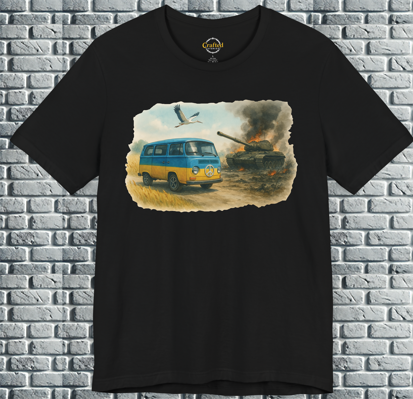 Make Peace, Not War – Ukraine Short Sleeve Tee