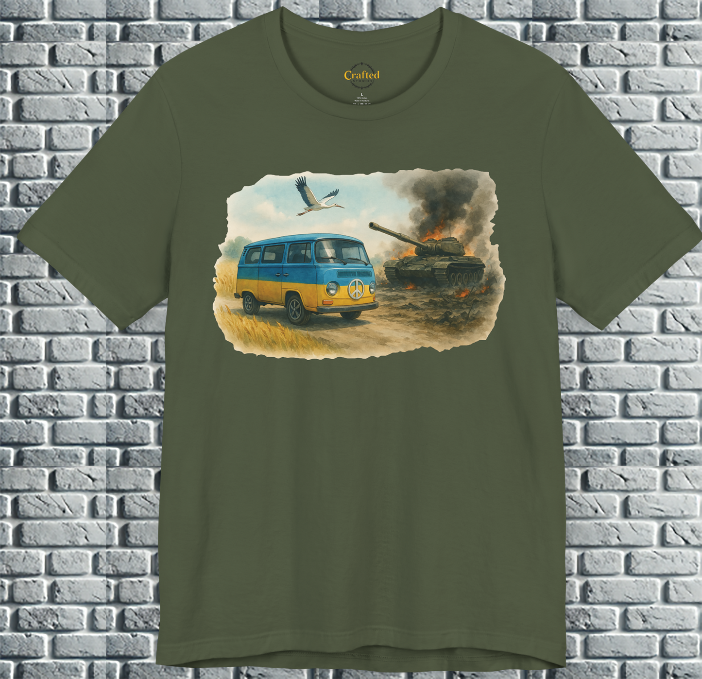 Make Peace, Not War – Ukraine Short Sleeve Tee