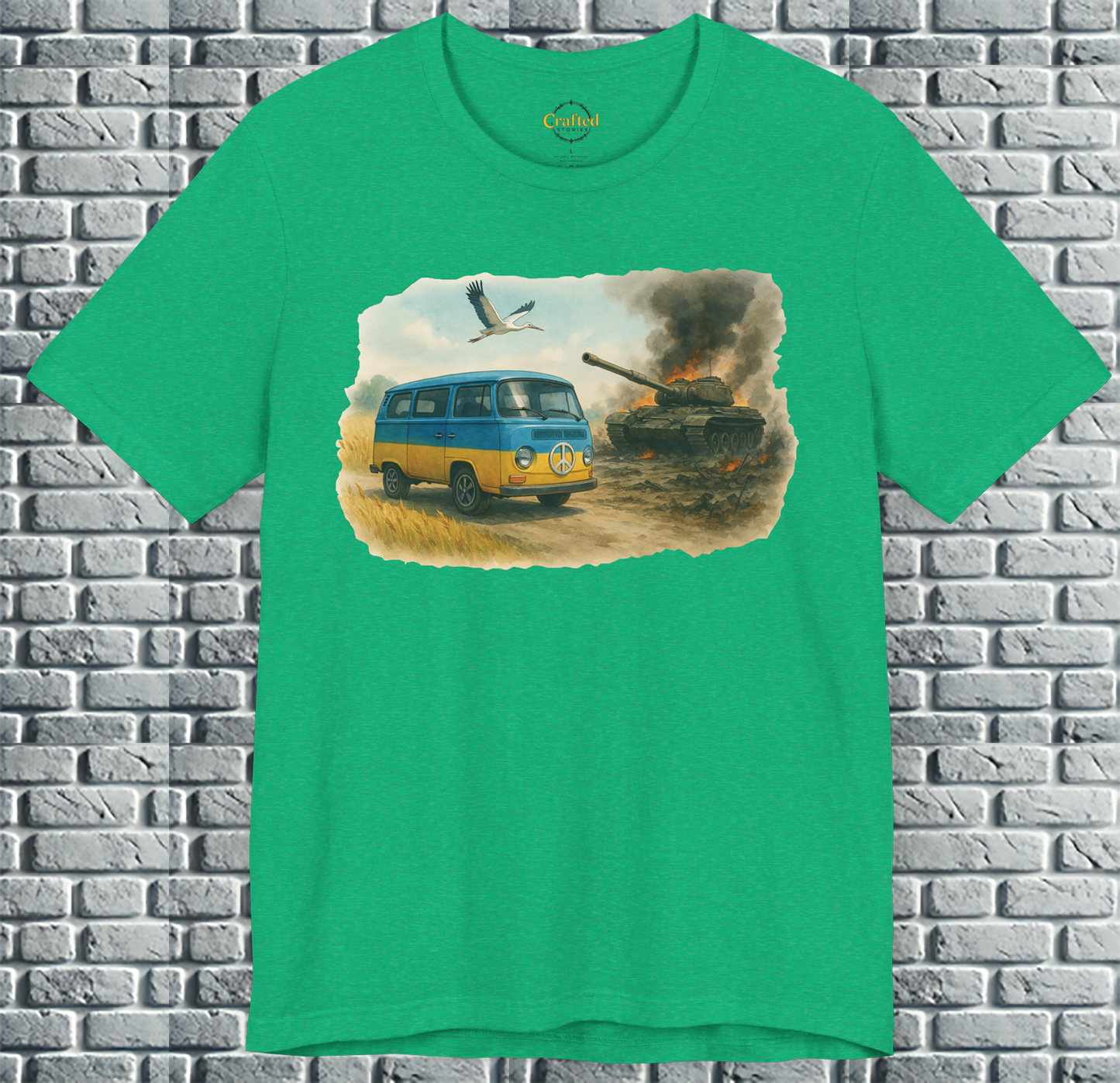 Make Peace, Not War – Ukraine Short Sleeve Tee