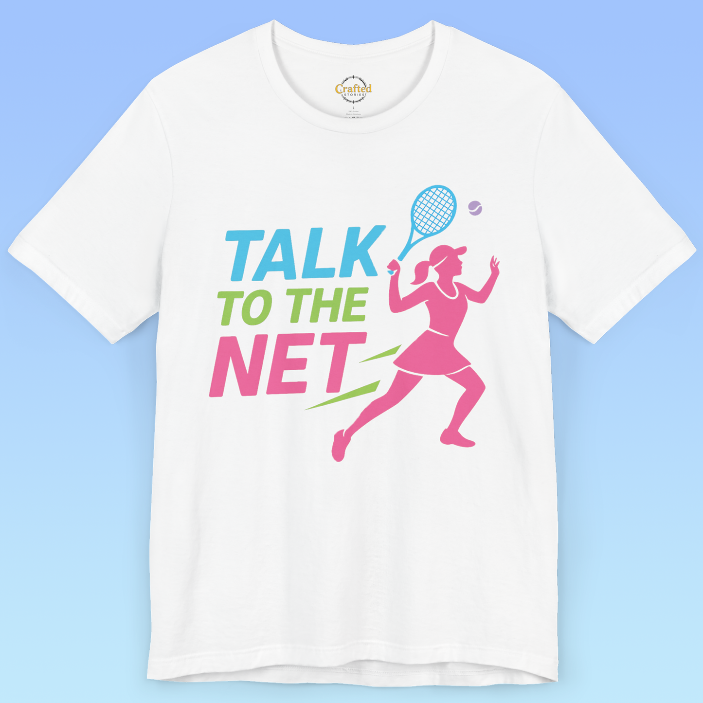 Talk to the Net- Tennis Short Sleeve T-shirt