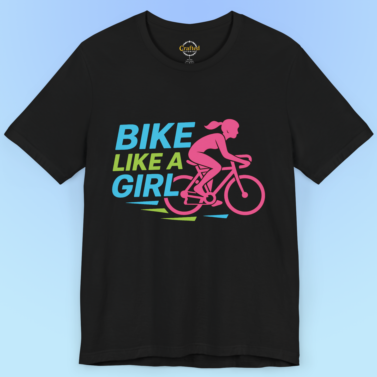 Bike like a Girl- Short Sleeve T- shirt