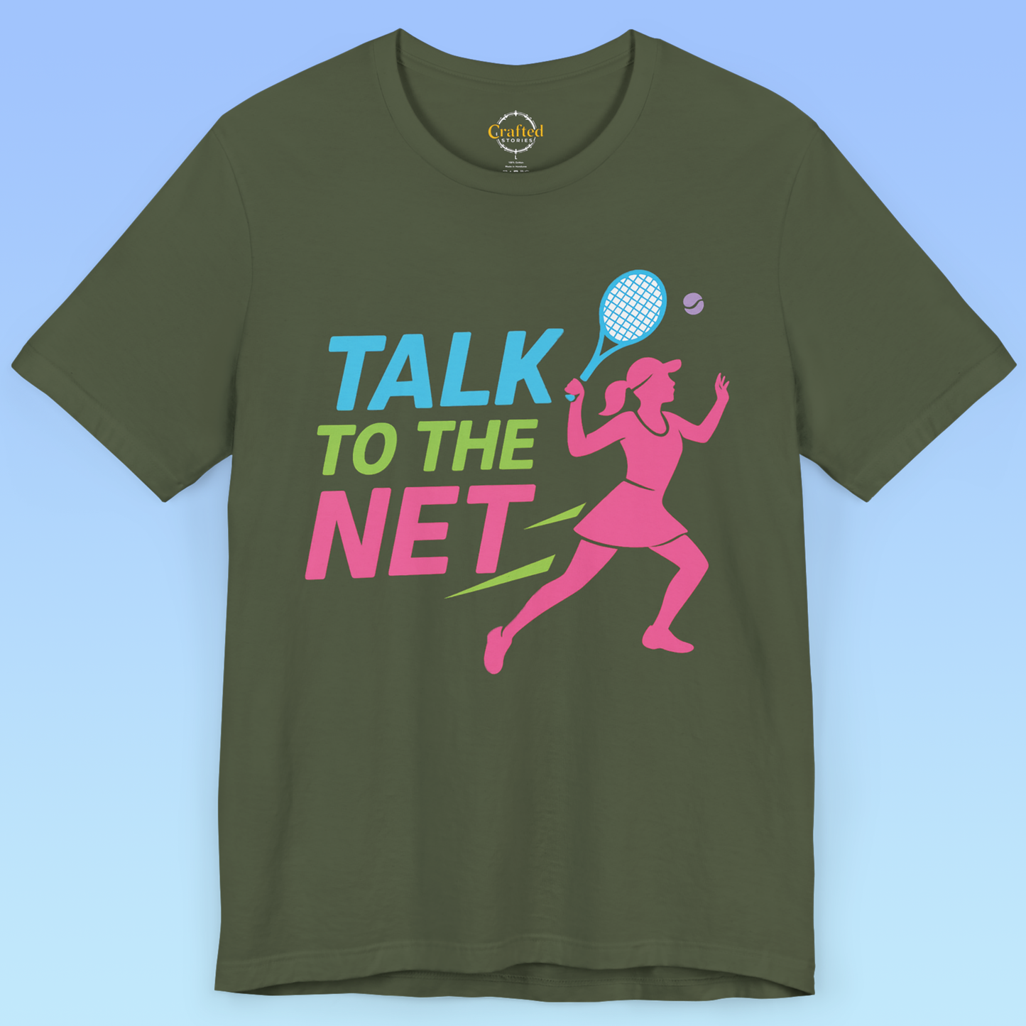 Talk to the Net- Tennis Short Sleeve T-shirt