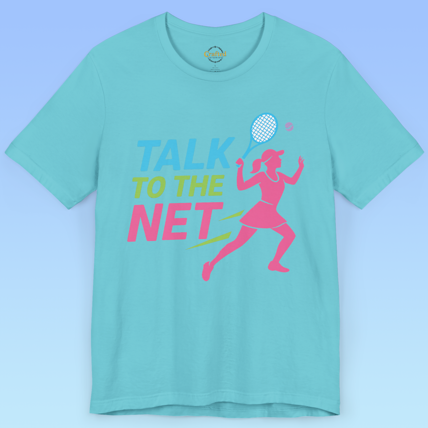 Talk to the Net- Tennis Short Sleeve T-shirt