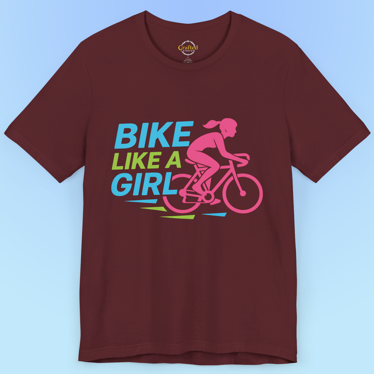 Bike like a Girl- Short Sleeve T- shirt