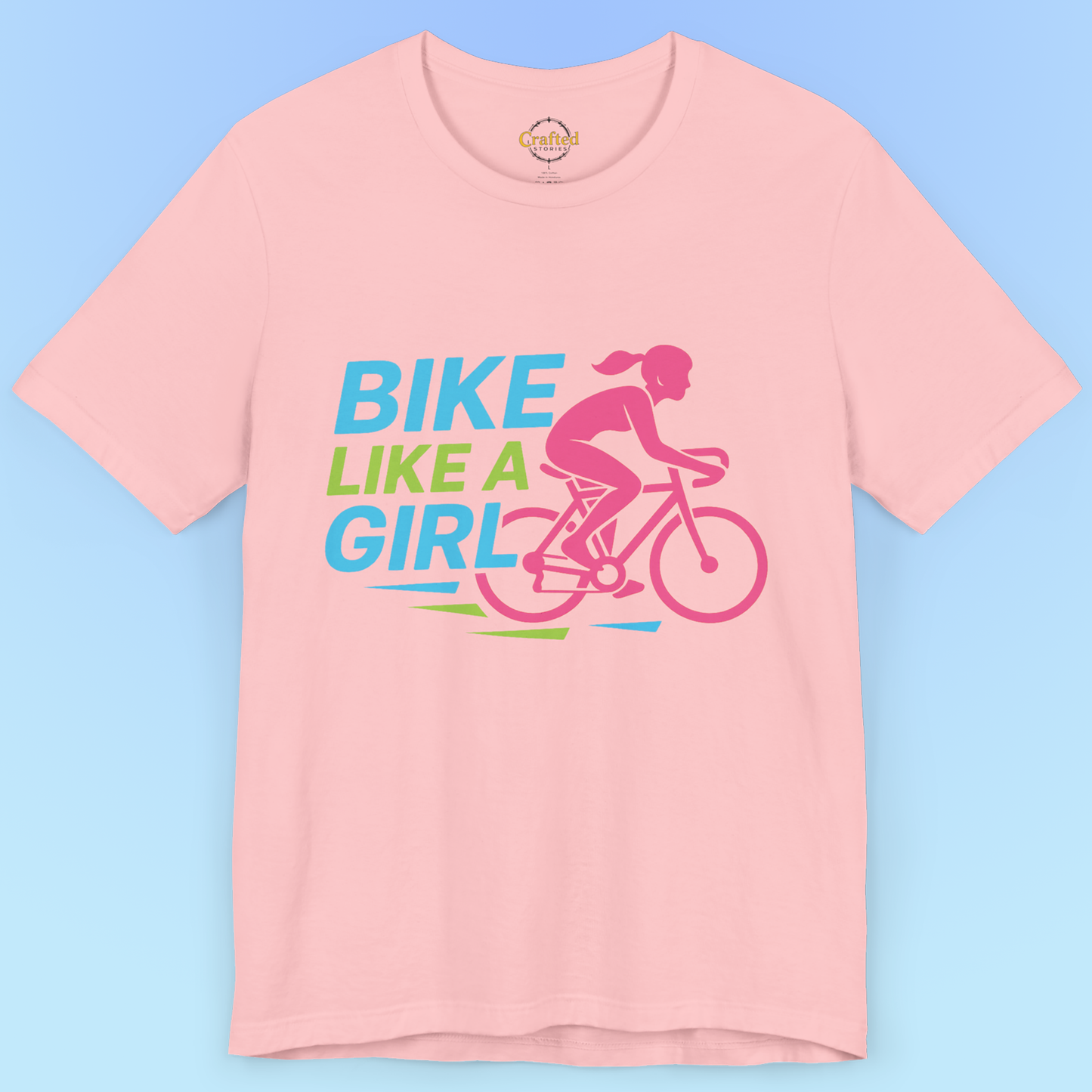 Bike like a Girl- Short Sleeve T- shirt