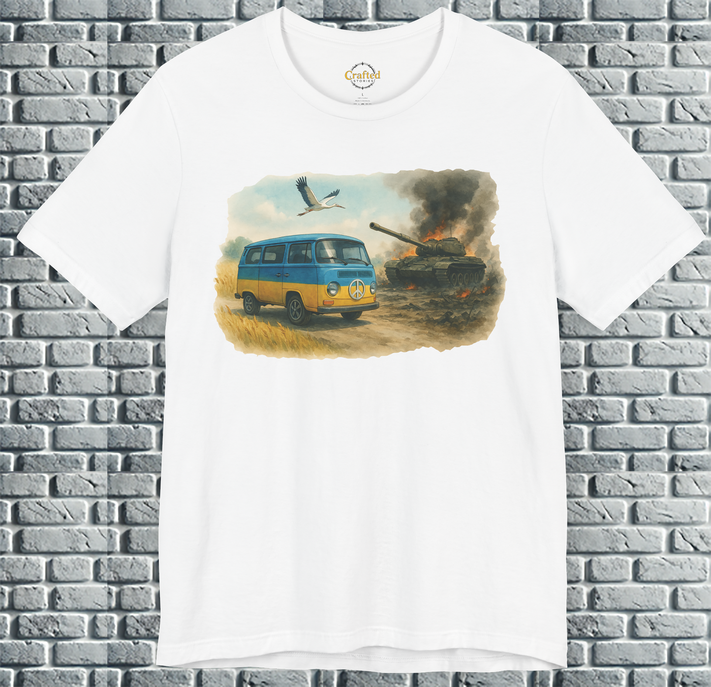 Make Peace, Not War – Ukraine Short Sleeve Tee