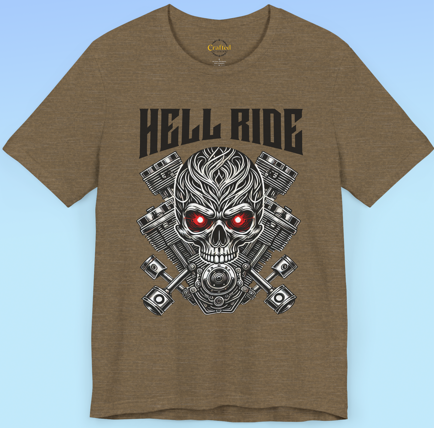 HELL RIDE – Rock ‘n’ Roll Tee Unisex Jersey Short Sleeve Tee