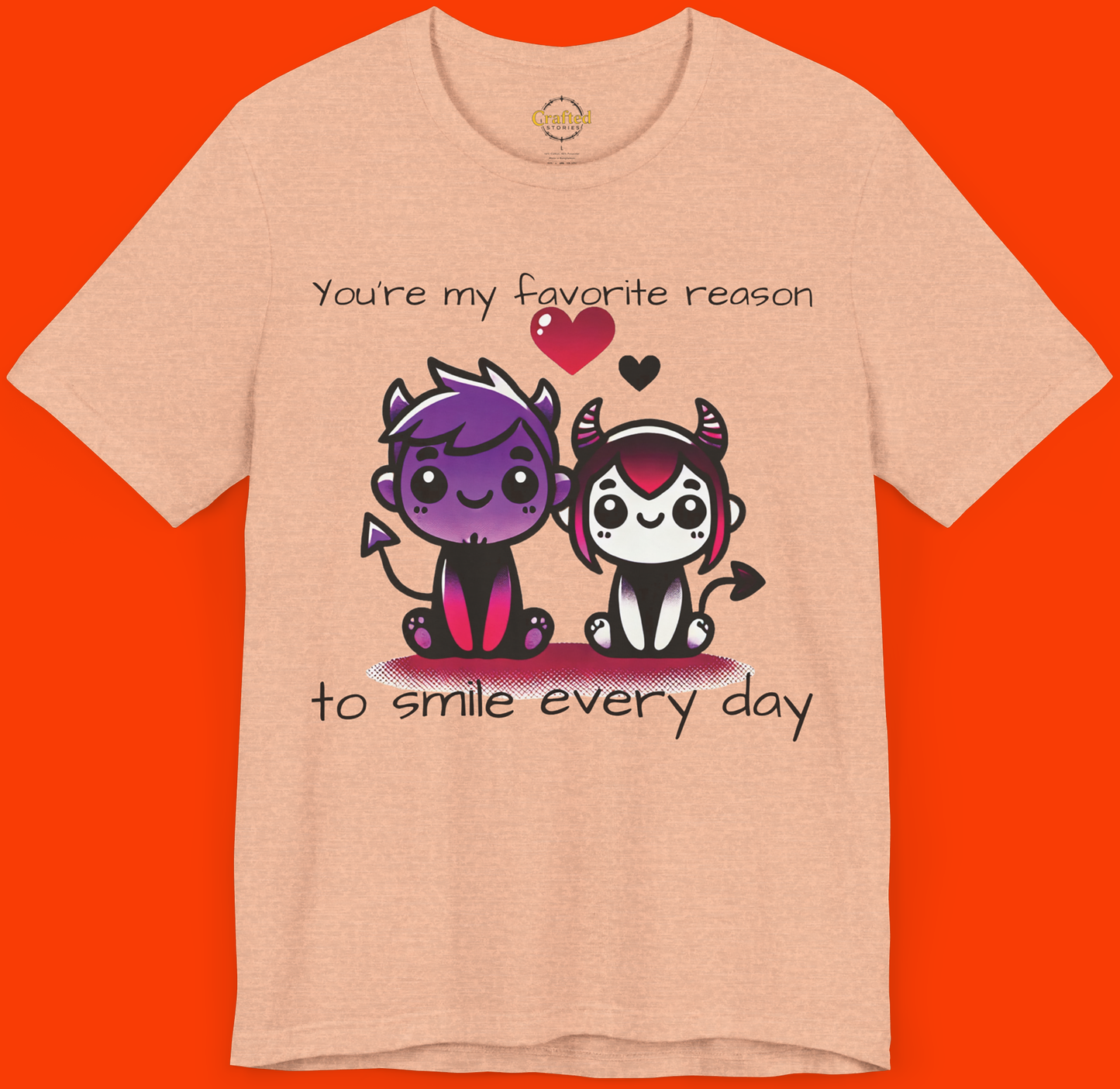 Happy Valentine`s Day Unisex Jersey Short Sleeve Tee