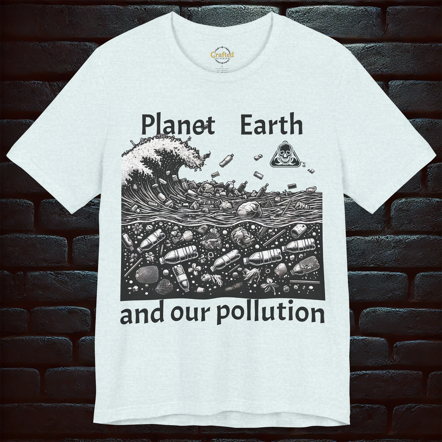 Planet Earth and Our Pollution – Eco-Conscious T-Shirt Unisex Jersey Short Sleeve 🌍♻️
