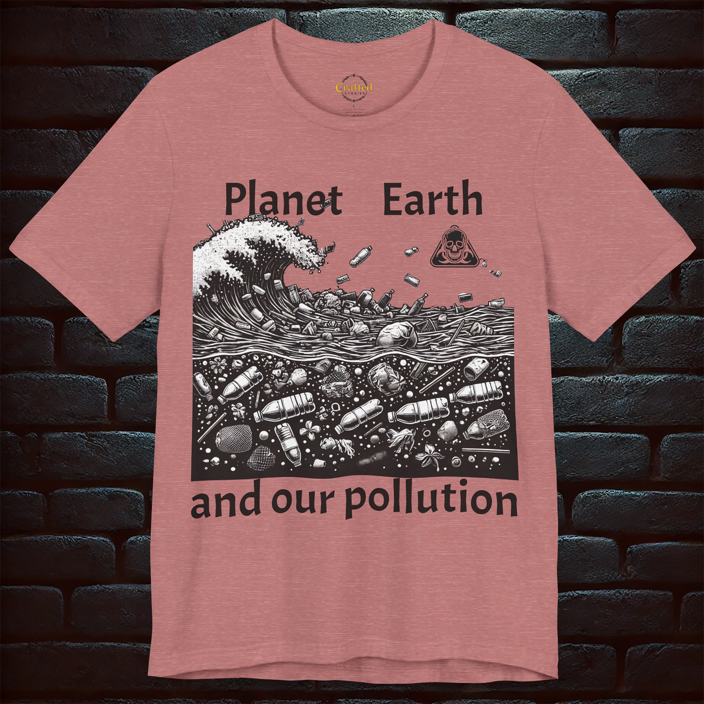 Planet Earth and Our Pollution – Eco-Conscious T-Shirt Unisex Jersey Short Sleeve 🌍♻️