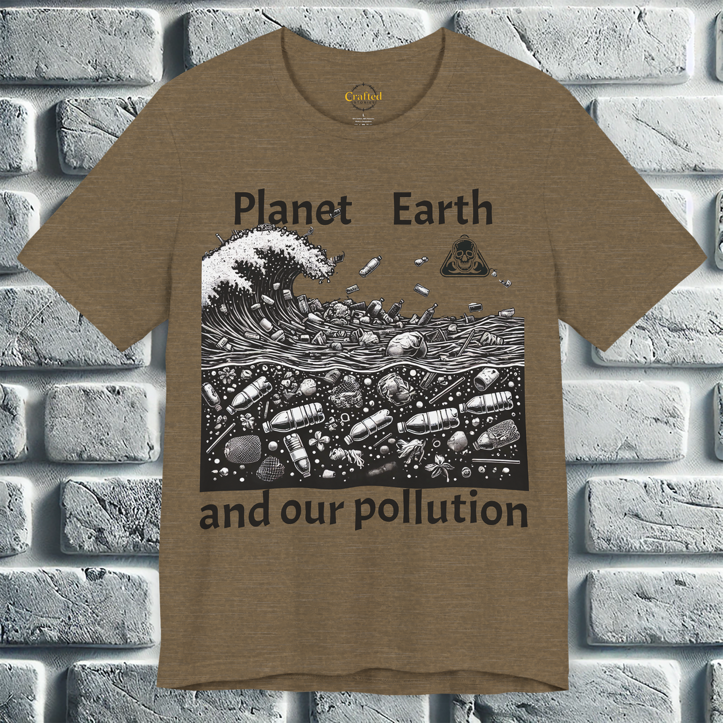 Planet Earth and Our Pollution – Eco-Conscious T-Shirt Unisex Jersey Short Sleeve 🌍♻️