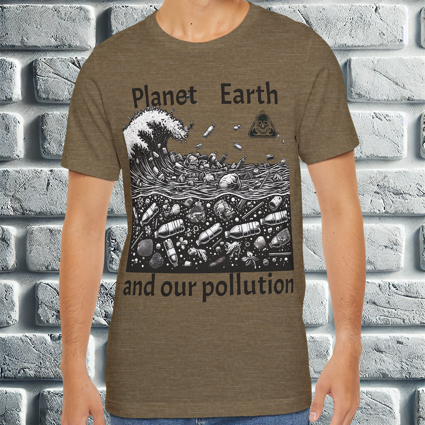 Planet Earth and Our Pollution – Eco-Conscious T-Shirt Unisex Jersey Short Sleeve 🌍♻️