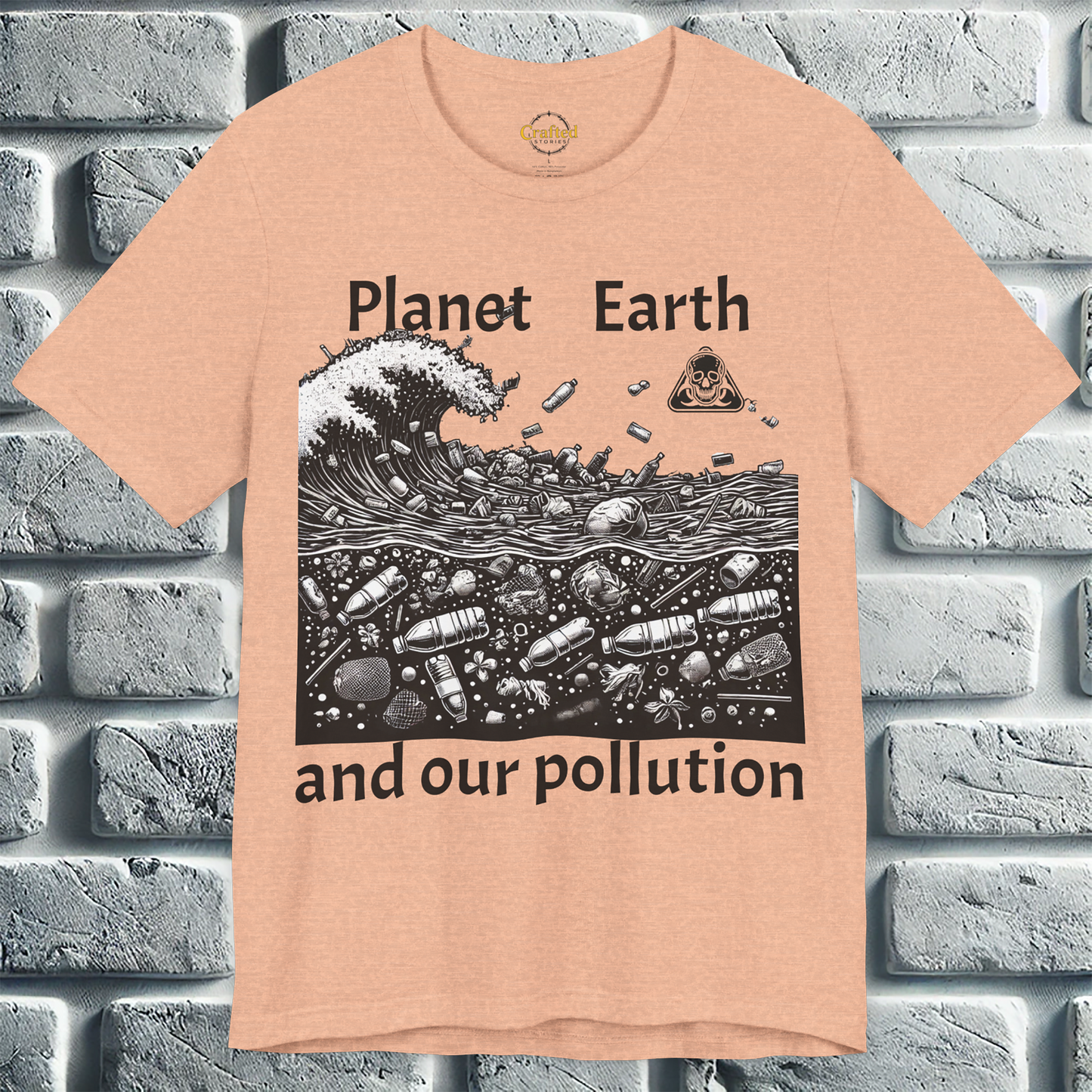 Planet Earth and Our Pollution – Eco-Conscious T-Shirt Unisex Jersey Short Sleeve 🌍♻️