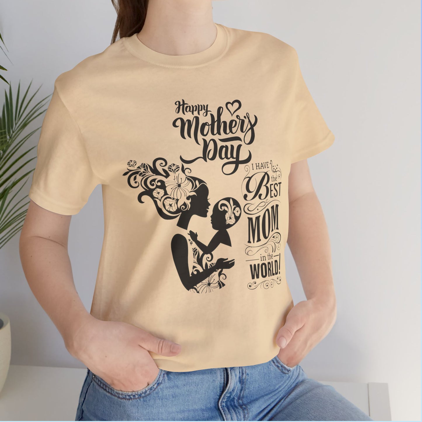 Mother´s day- Best Mom - Women Jersey Short Sleeve T shirt