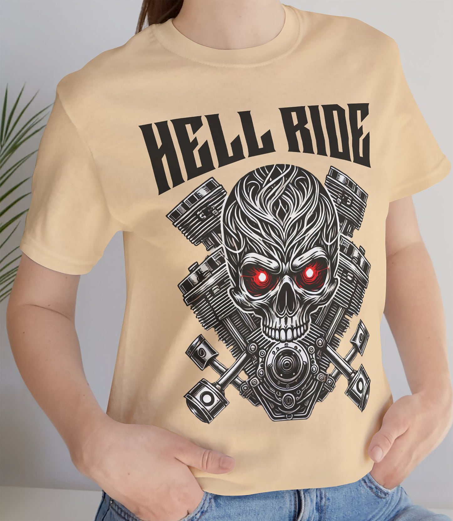 HELL RIDE – Rock ‘n’ Roll Tee Unisex Jersey Short Sleeve Tee