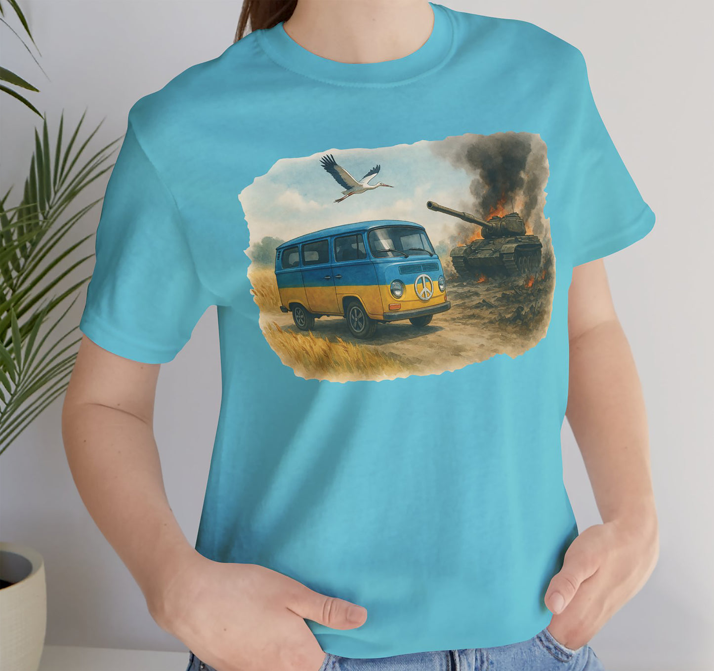 Make Peace, Not War – Ukraine Short Sleeve Tee