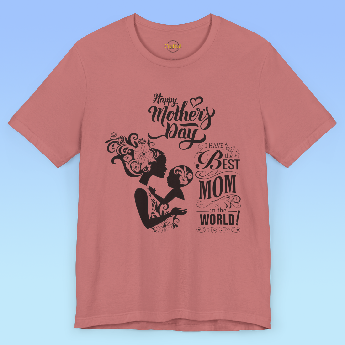 Mother´s day- Best Mom - Women Jersey Short Sleeve T shirt