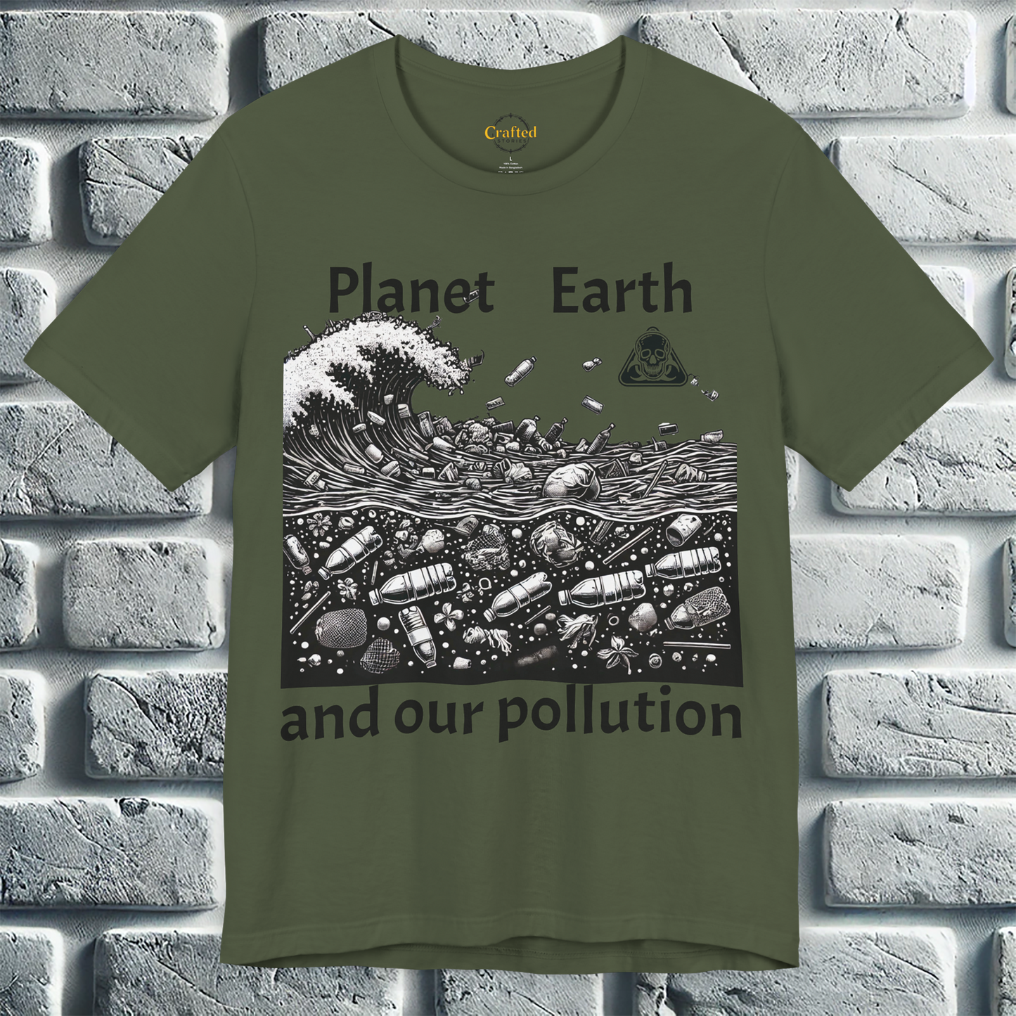 Planet Earth and Our Pollution – Eco-Conscious T-Shirt Unisex Jersey Short Sleeve 🌍♻️