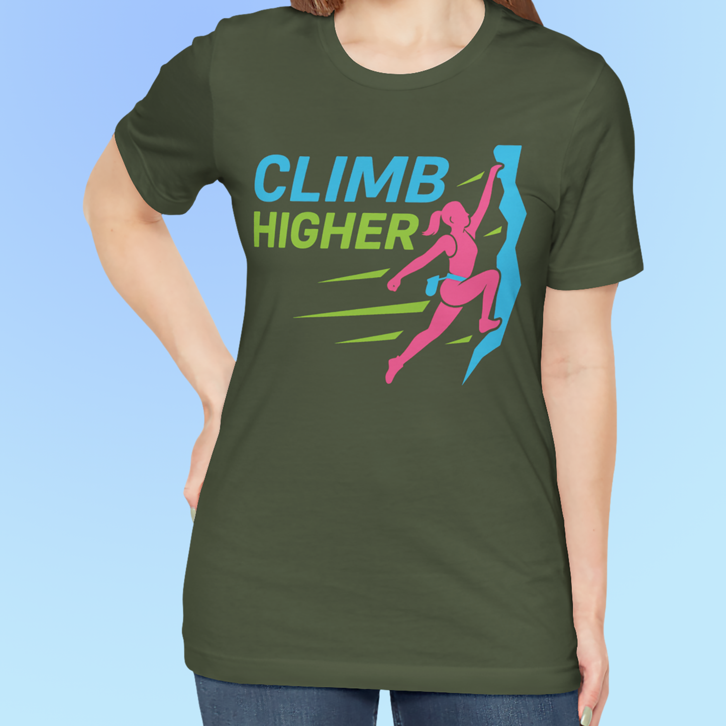 Climb Higher- Women Short Sleeve Tee