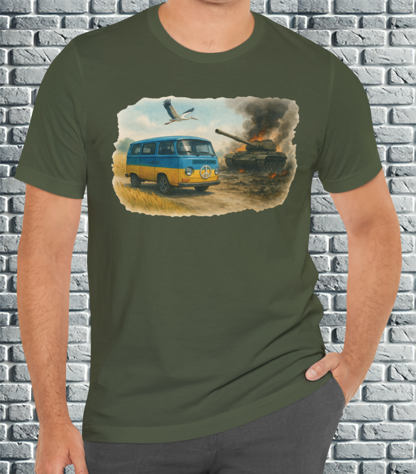 Make Peace, Not War – Ukraine Short Sleeve Tee
