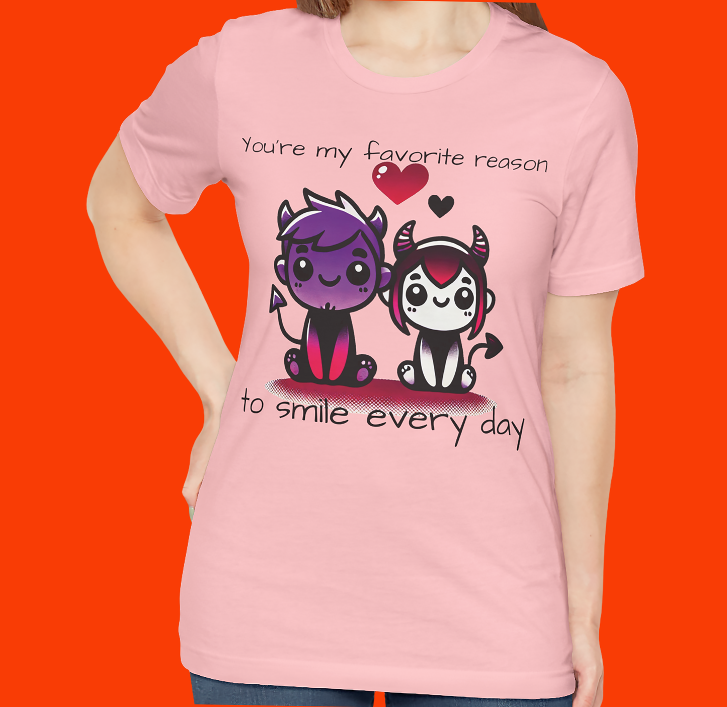 Happy Valentine`s Day Unisex Jersey Short Sleeve Tee