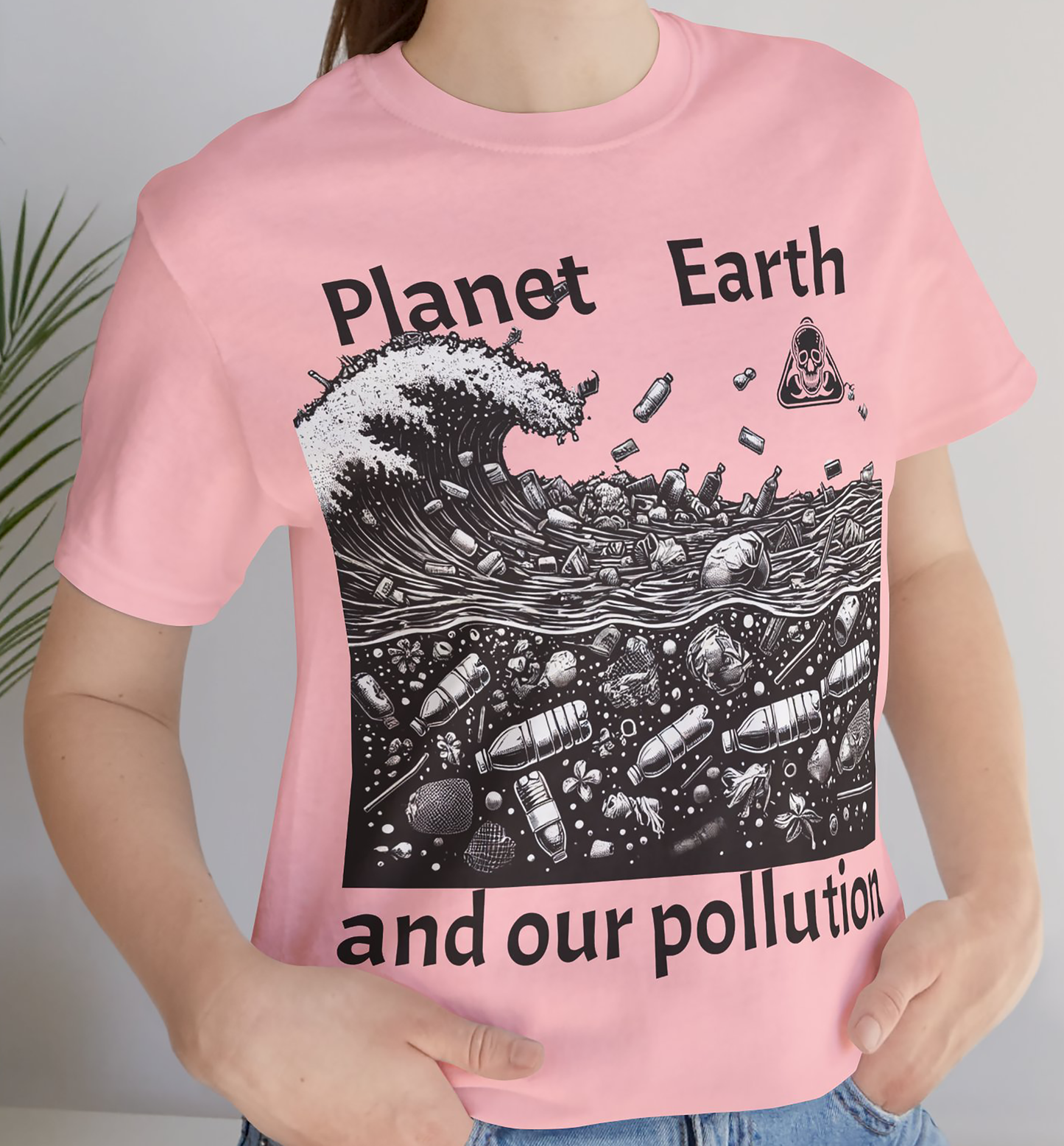 Planet Earth and Our Pollution – Eco-Conscious T-Shirt Unisex Jersey Short Sleeve 🌍♻️