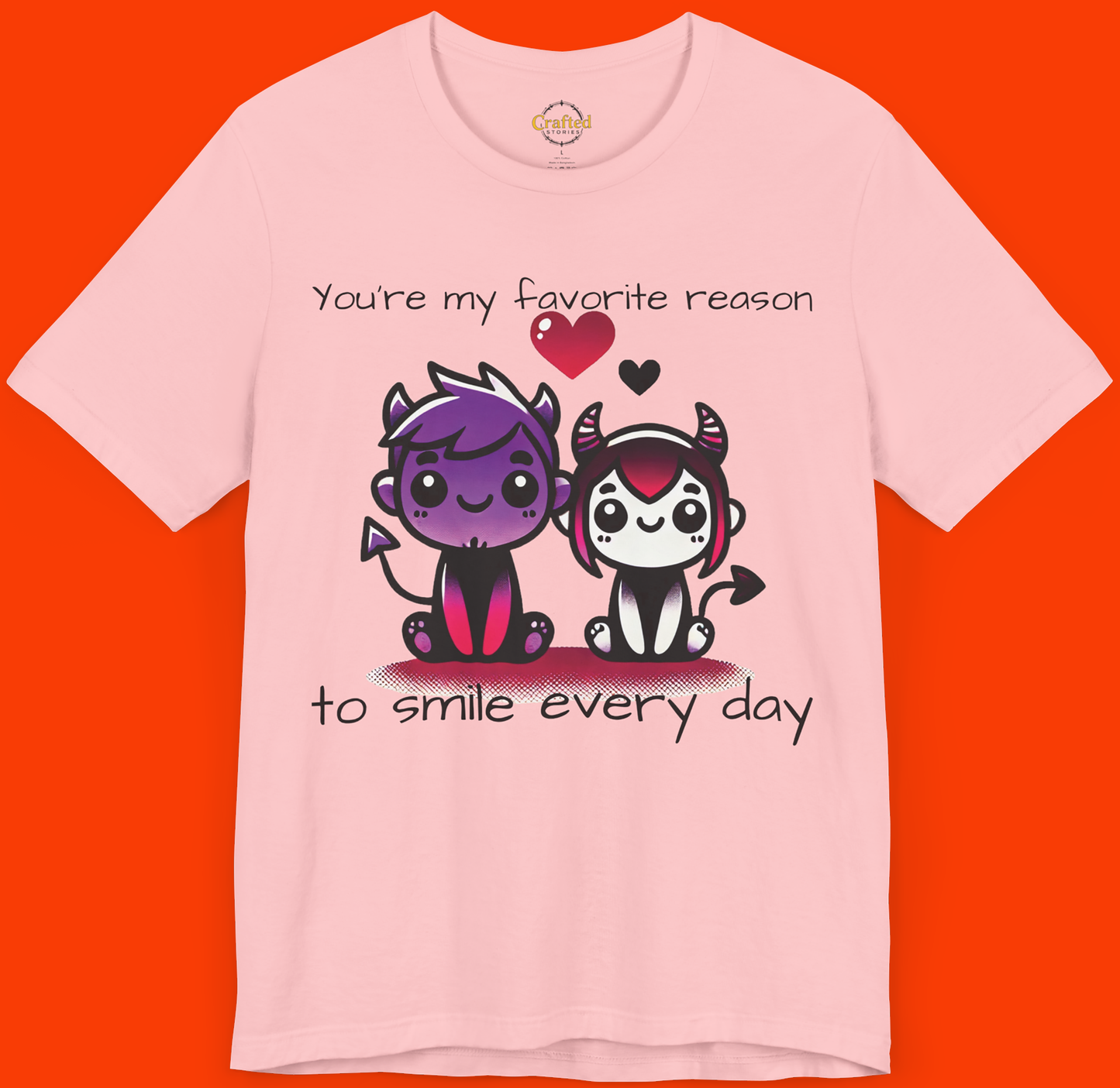 Happy Valentine`s Day Unisex Jersey Short Sleeve Tee