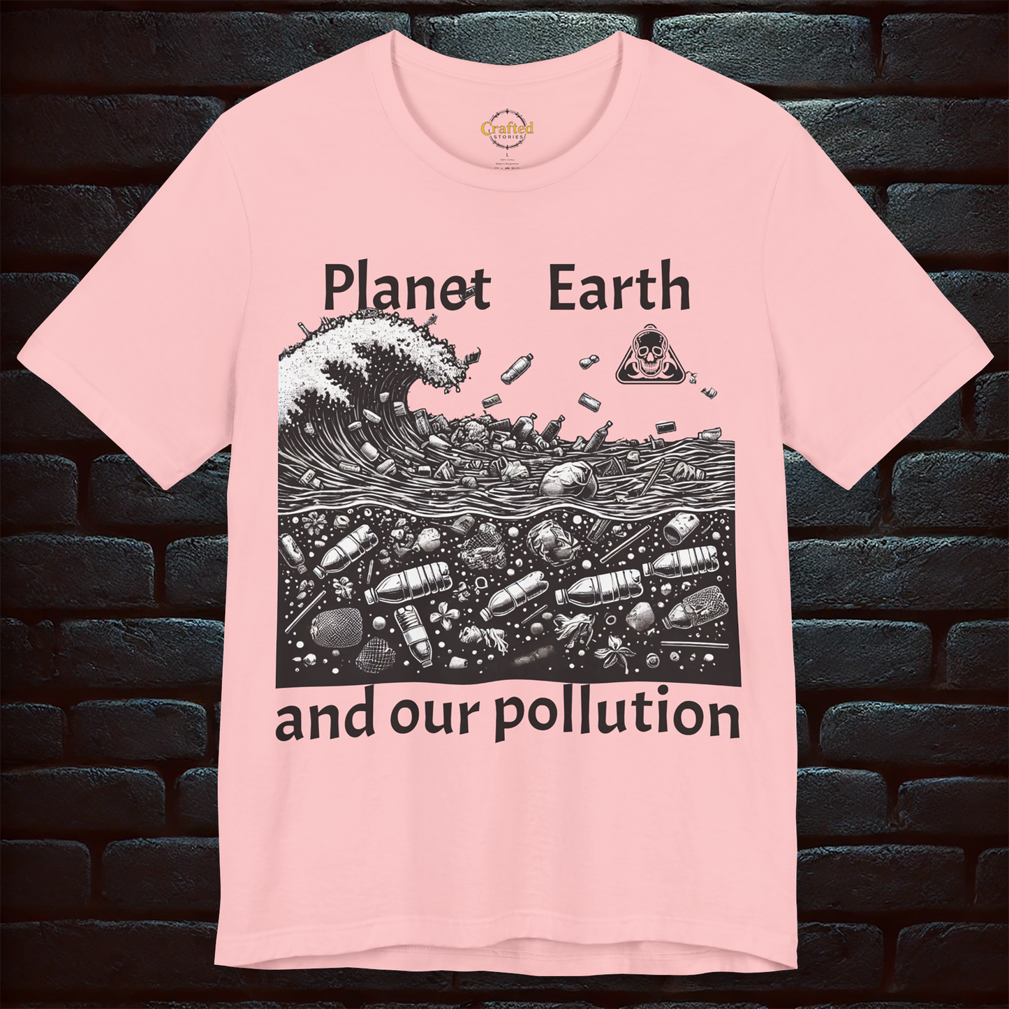 Planet Earth and Our Pollution – Eco-Conscious T-Shirt Unisex Jersey Short Sleeve 🌍♻️