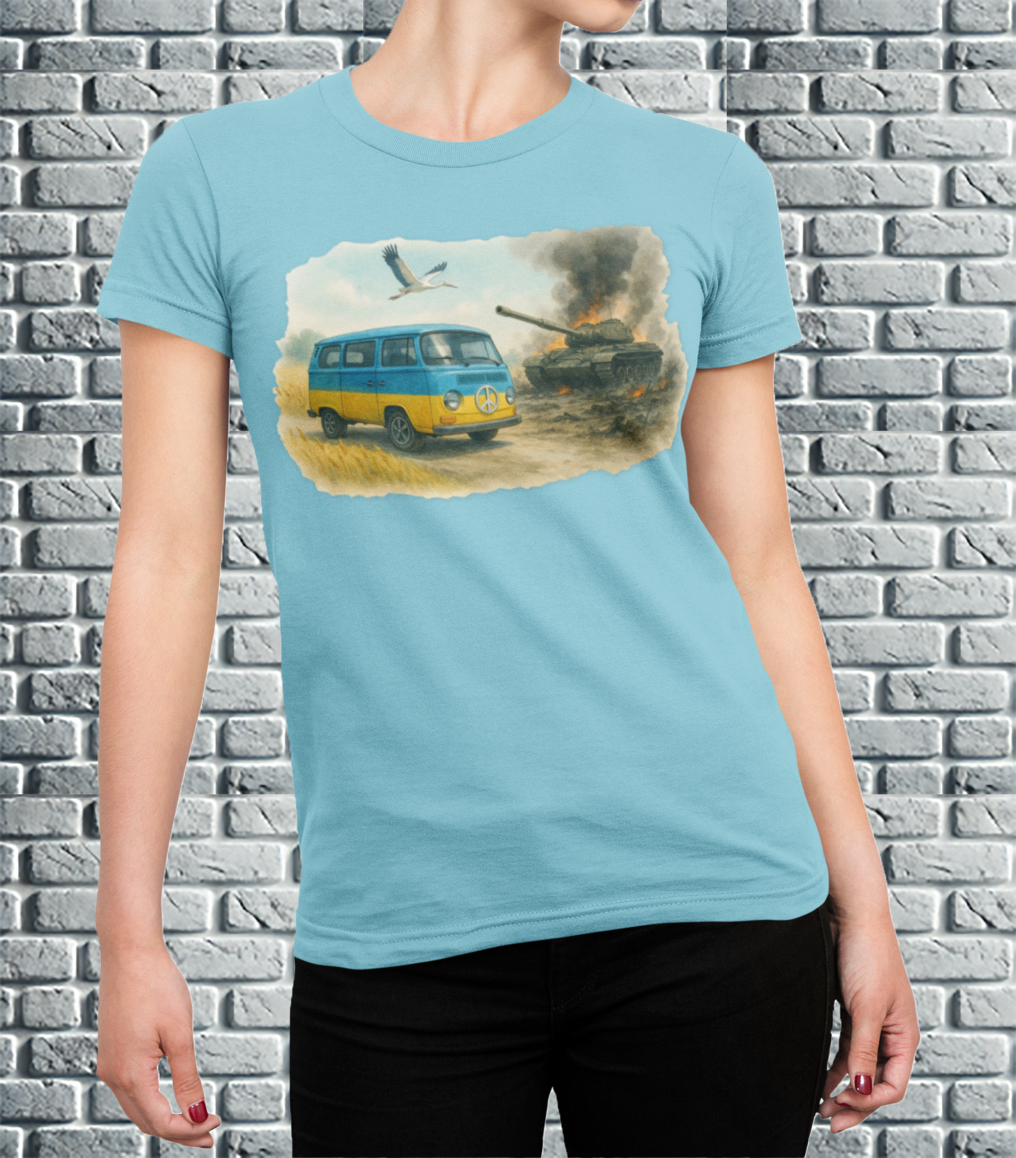 Make Peace, Not War – Ukraine Short Sleeve Tee