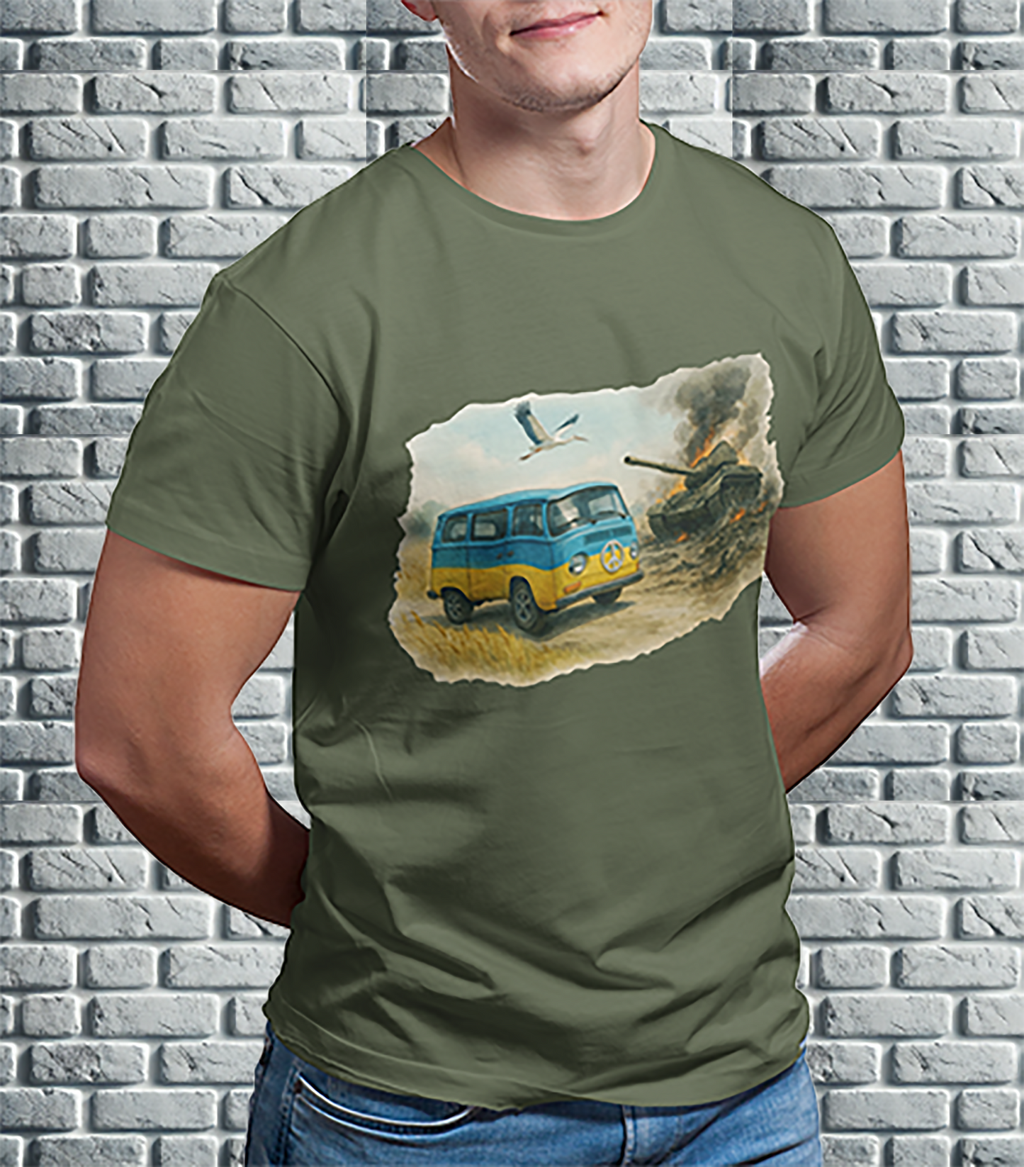 Make Peace, Not War – Ukraine Short Sleeve Tee