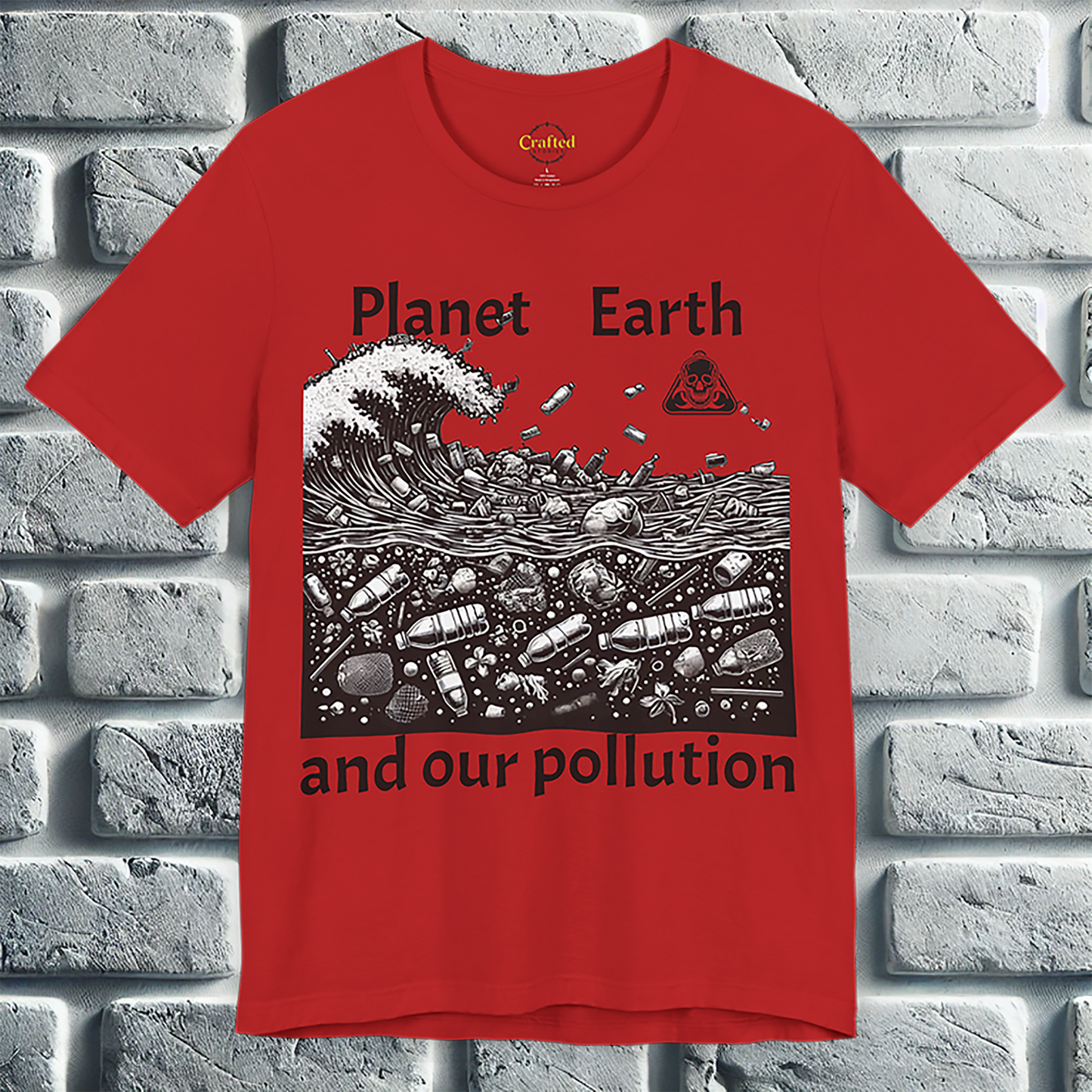 Planet Earth and Our Pollution – Eco-Conscious T-Shirt Unisex Jersey Short Sleeve 🌍♻️
