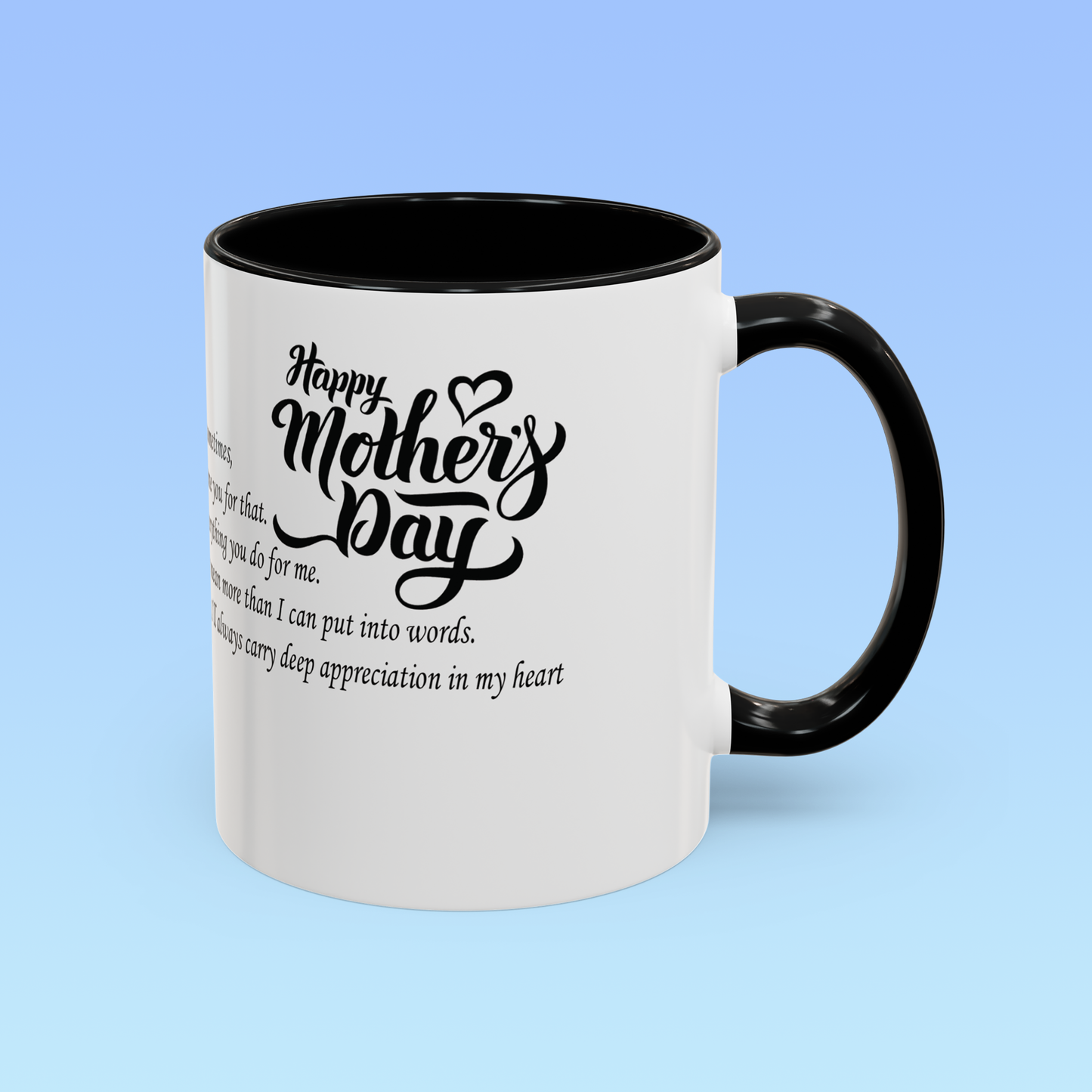Happy Mother´s Day personalized Mug Accent Coffee Mug (11, 15oz)