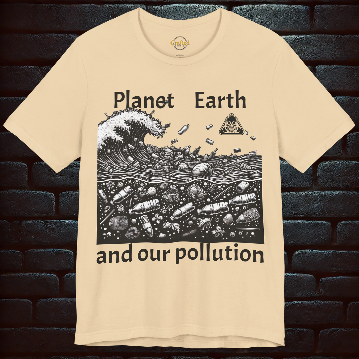 Planet Earth and Our Pollution – Eco-Conscious T-Shirt Unisex Jersey Short Sleeve 🌍♻️