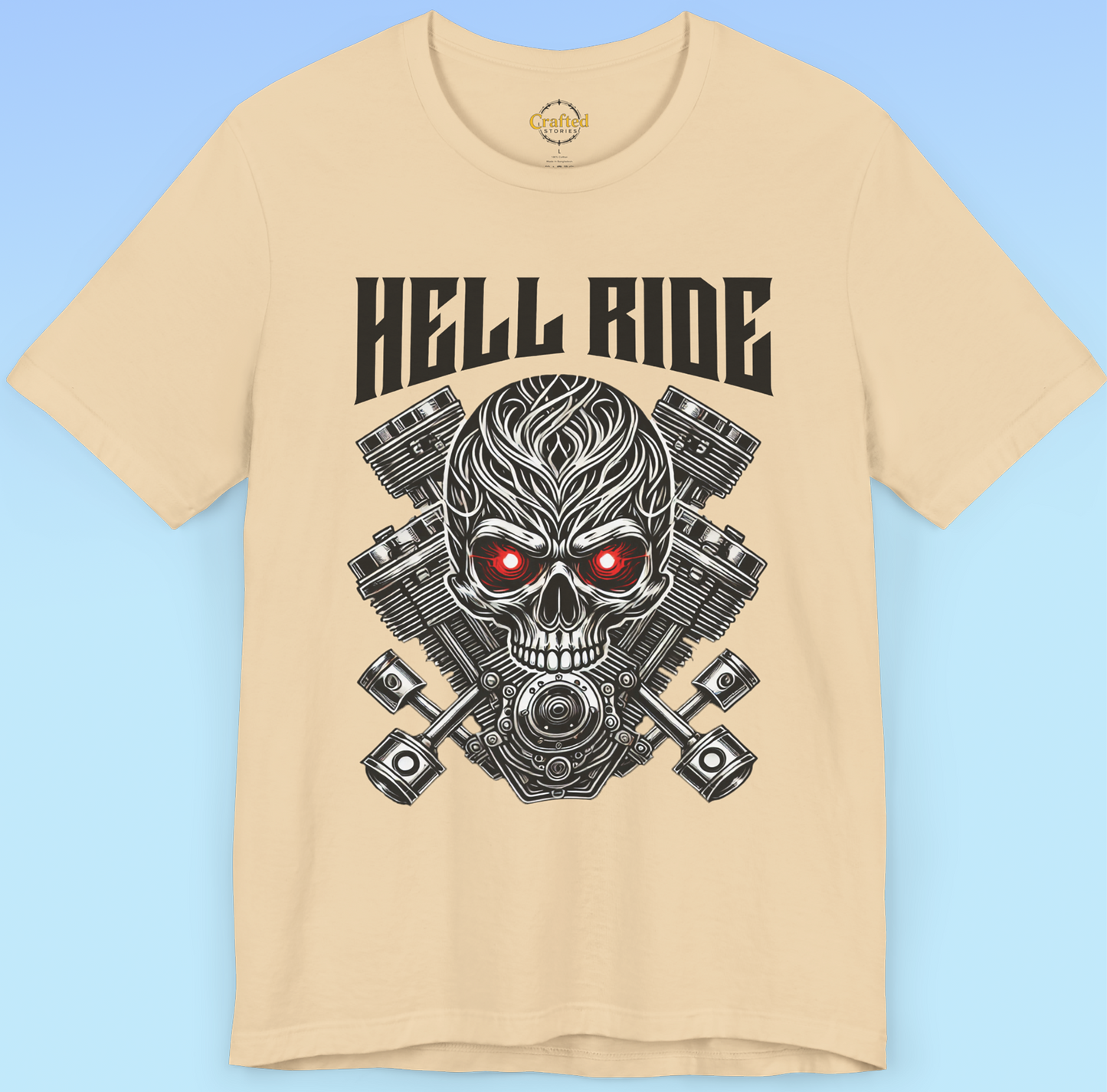 HELL RIDE – Rock ‘n’ Roll Tee Unisex Jersey Short Sleeve Tee
