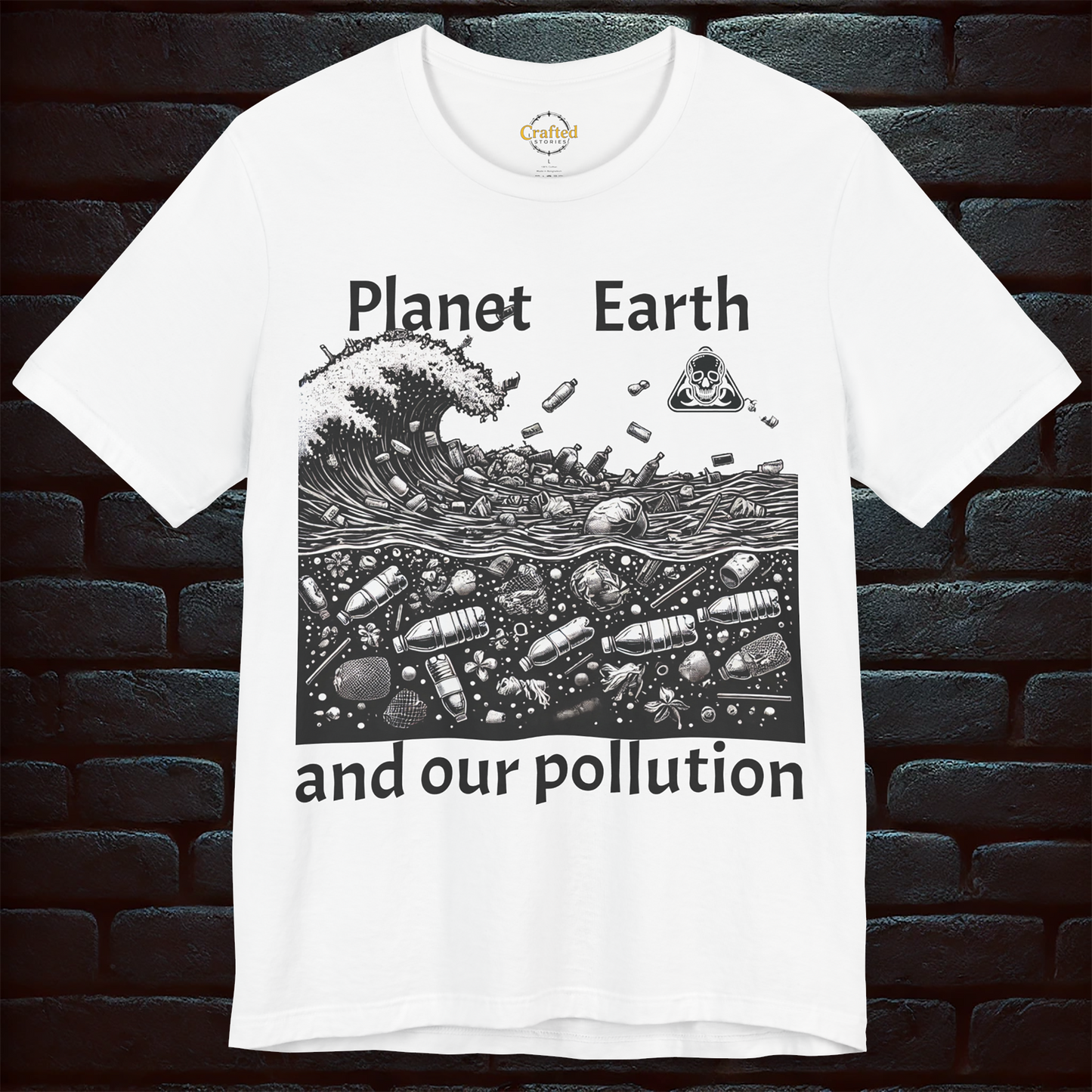 Planet Earth and Our Pollution – Eco-Conscious T-Shirt Unisex Jersey Short Sleeve 🌍♻️