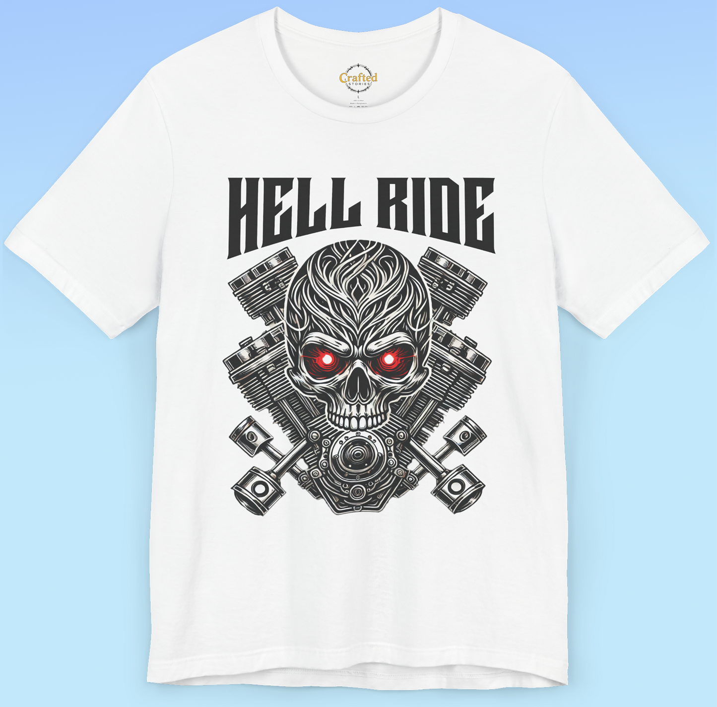 HELL RIDE – Rock ‘n’ Roll Tee Unisex Jersey Short Sleeve Tee