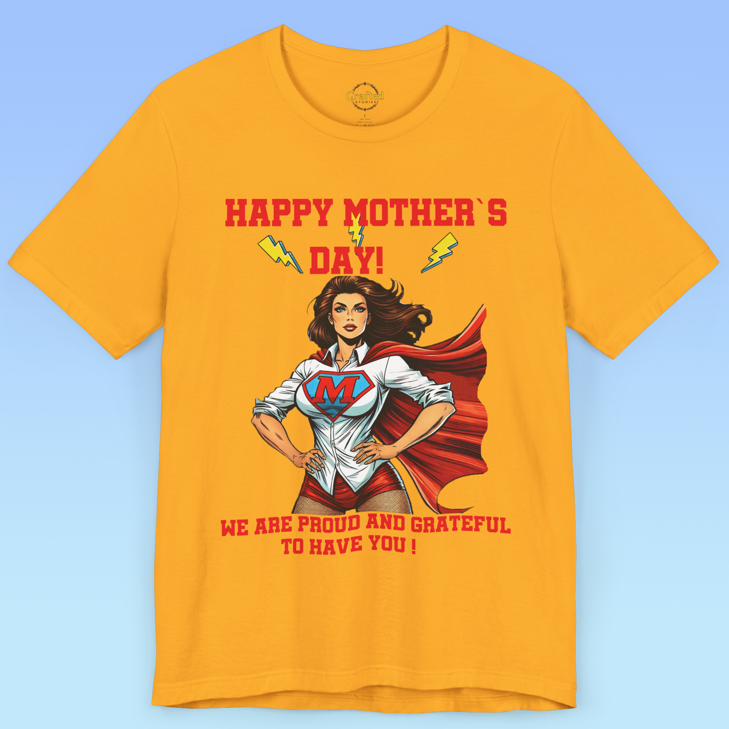 Mother`s day Supermom – Our Everyday Hero Tee, women Jersey Short Sleeve T shirt