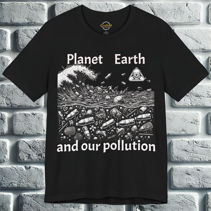 Planet Earth and Our Pollution – Eco-Conscious T-Shirt Unisex Jersey Short Sleeve 🌍♻️