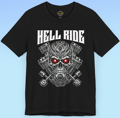 HELL RIDE – Rock ‘n’ Roll Tee Unisex Jersey Short Sleeve Tee