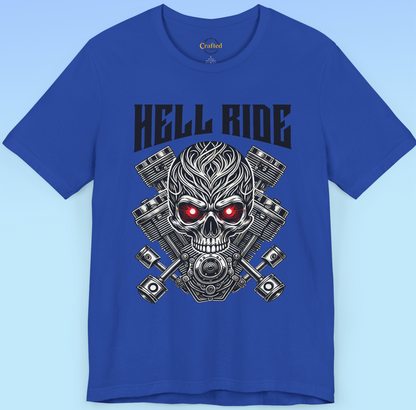 HELL RIDE – Rock ‘n’ Roll Tee Unisex Jersey Short Sleeve Tee