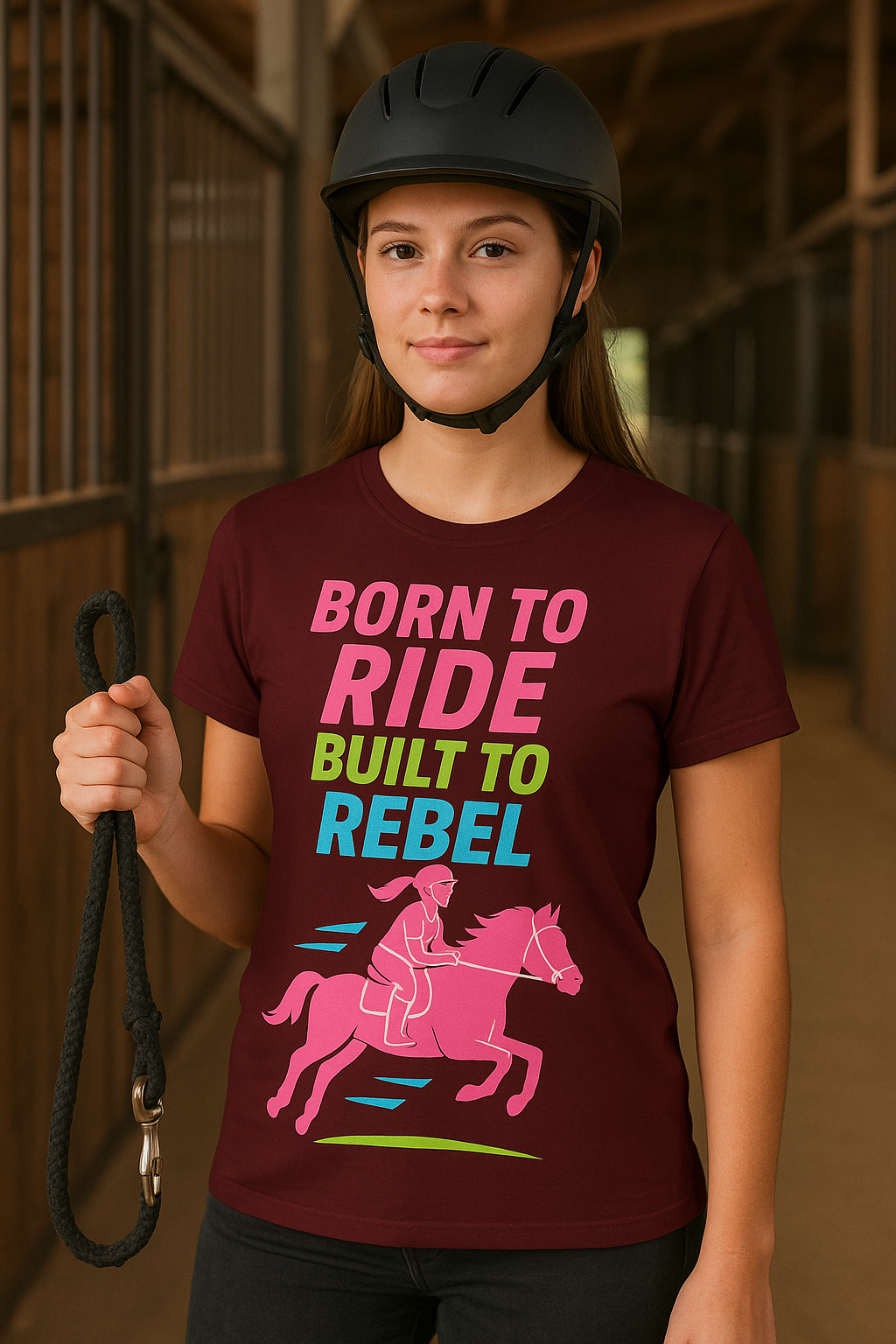 BORN TO RIDE- Short Sleeve Women T-shirt