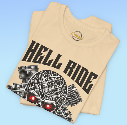 HELL RIDE – Rock ‘n’ Roll Tee Unisex Jersey Short Sleeve Tee